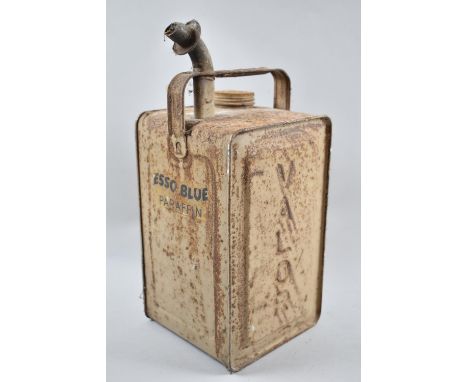 A Vintage Metal Esso Blue Paraffin Container, 24cm high 