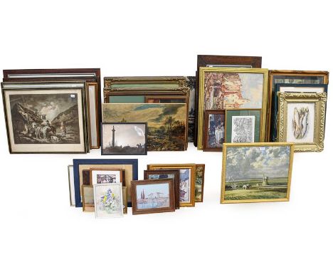 A large collection of mainly 20th century prints after old master paintings, impressionist and early British works, mostly fr