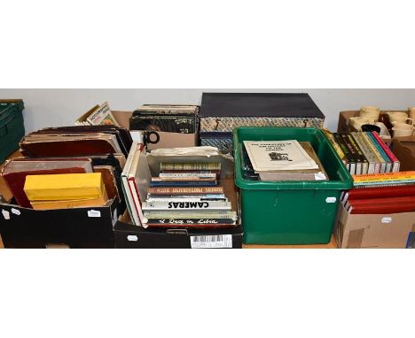 Photography: A collection of vintage photograph albums and related material, including (i) Album of approx. 50 views and stre
