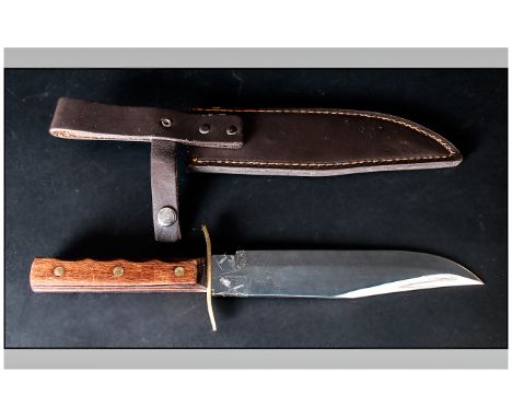 German Hunting knife with leather Scabbard 