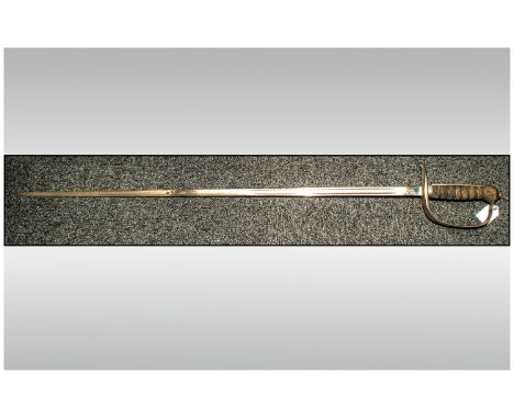 British Infantry Sword And Scabbard