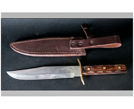 German Hunting knife with leather Scabbard 