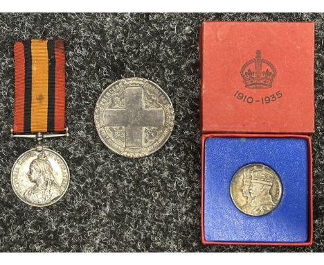 Boer War Queens South Africa Medal to Nursing Sister Mary Jane Spencer, complete with original ribbon without clasps. No clas