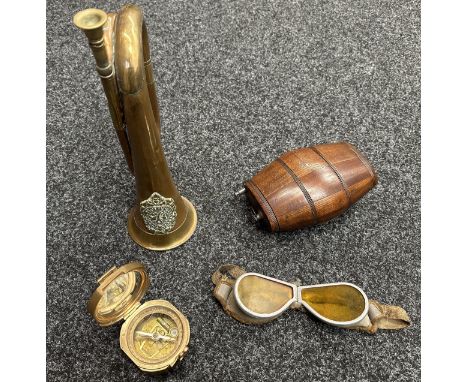 Reproduction Indian Army marked Compass maker maked "Stanley, London" to dial. WD Broad Arrow over I for Indian Army accecpta