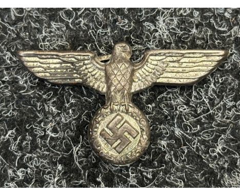 WW2 Third Reich Cap Eagle. Complete with all prongs to reverse. Maker marked RZM M5/9 for Matth. Oechsler &amp; Sohn, Ansbach