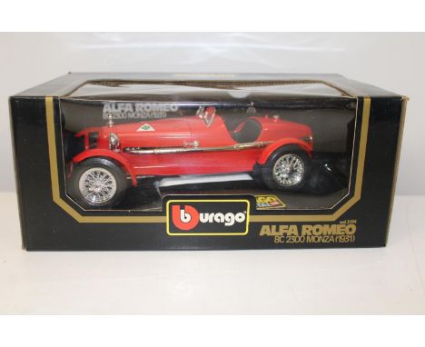 A boxed Burago model 1:18 scale 