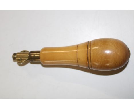 A vintage boxwood multi-tool and attachments 