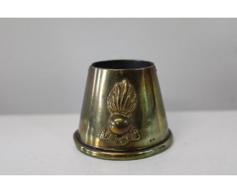 A WW1 trench art ash try 