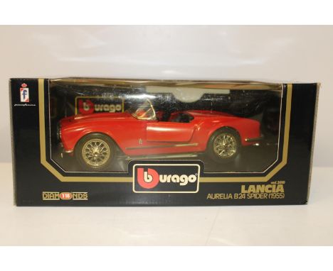 A boxed Burago model 1:18 scale 