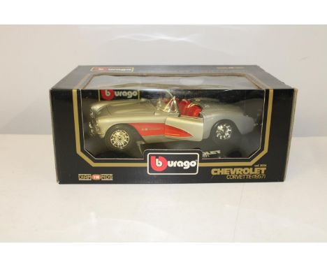 A boxed Burago model 1:18 scale 