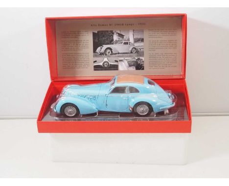 A MINICHAMPS 1/18 scale diecast Alfa Romeo 8C 2900B Lungo 1938 touring sports car - VG/E in VG box