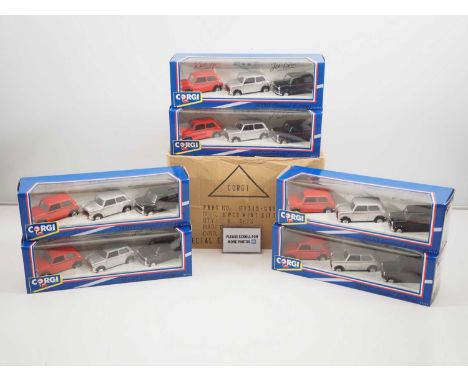 A CORGI 93715 trade pack containing 6 sets of 1:36 scale diecast 3 piece MINI 'Special Editions' Gift Sets - VG/E in VG boxes