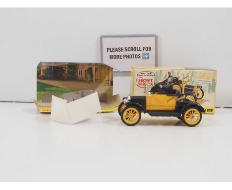 A DINKY diecast 109 Gerry Anderson's 'The Secret Service' Gabriel Model T Ford, with pictorial display stand and packing piec