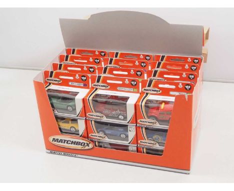 A MATCHBOX 'Mattel Wheels' counter display pack of 36x mixed diecast models, complete - VG/E in VG boxes in VG counter pack
