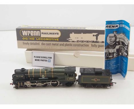 A WRENN OO gauge W2269 rebuilt Bulleid Pacific steam loco in BR green livery 'Sir Keith Park' - (Golden Arrow) - VG/E in G/VG