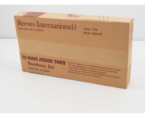 A CORGI JUNIORS / REEVES INTERNATIONAL scarce US issue Roadway set, factory sealed - VG/E in VG/E box