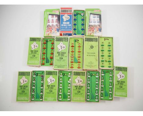 A group of vintage SUBBUTEO teams to include Manchester City, St. Mirren, Leeds United, Northern Ireland and others, all appe