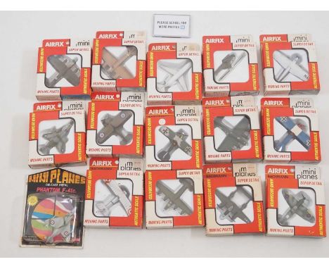 A group of AIRFIX BACHMANN diecast 'Mini Planes' aircraft in original boxes - VG/E in VG boxes (15)