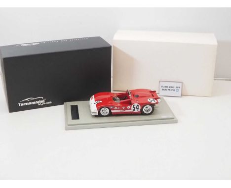 A TECNOMODEL 1/18 scale handbuilt resin Alfa Romeo T33/3 1971 Brands Hatch 1000km #54 race car (limited edition of 100 produc
