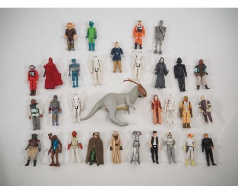 Star Wars : A large quantity of vintage PALITOY / KENNER Star Wars figures to include Boba Fett, The Emperor, Bossk, Admiral 