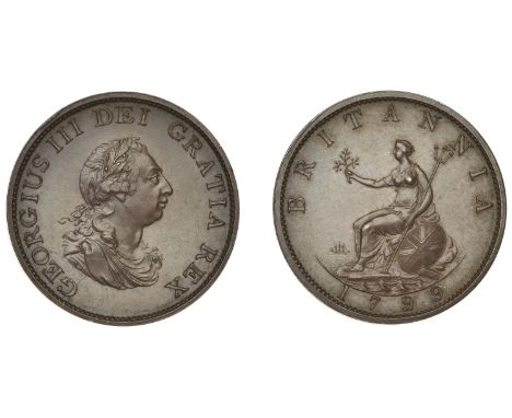 George III (1760-1820), Pre-1816 issues, Pattern Halfpenny, 1799 (late Soho), by C.H. Küchler, in bronzed-copper, laureate bu