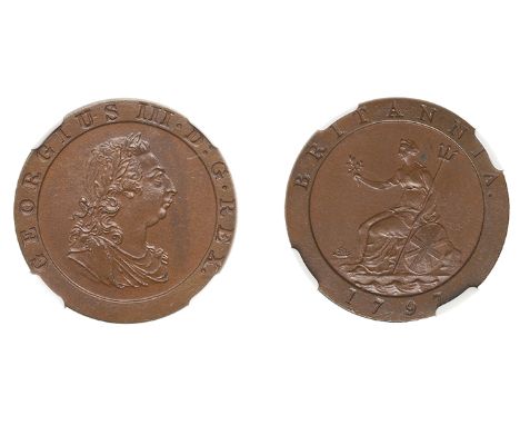 George III (1760-1820), Pre-1816 issues, Restrike Pattern Farthing, 1797, by W.J. Taylor after C.H. Küchler, in copper, laure