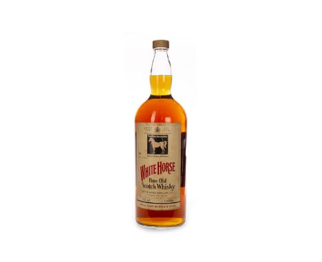 WHITE HORSE 4.54 LITREBlended Scotch Whisky.Bottled by White Horse Distillers Ltd., bottle no. 1932790. 4.54L, 40% volume.   