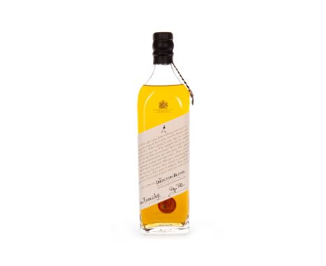 JOHNNIE WALKER DIRECTORS BLEND 2012Blended Scotch WhiskyBottle no. 84 of 504 bottles. 70cl, 43% volume, in velvet pouch.   CO