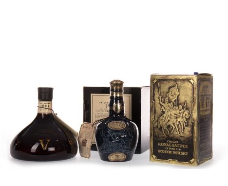 CHIVAS BROTHERS 1801 REVOLVEBlended Scotch Whisky75cl, 50% volume, in carton.CHIVAS BROTHERS ROYAL SALUE AGED 21 YEARS - 375M