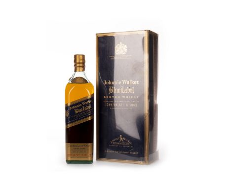JOHNNIE WALKER BLUE LABELBlended Scotch Whisky75cl, 43% volume, in carton   CONDITION REPORT:  Slight wear to carton.