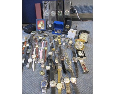 A group of mid 20th century gents watches to include Smiths Astral, Roamer, Bravington and Everite together a large quantity 