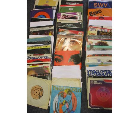 One box of Soul/R&B/Dance single records to include George BensonLocation: RWB 