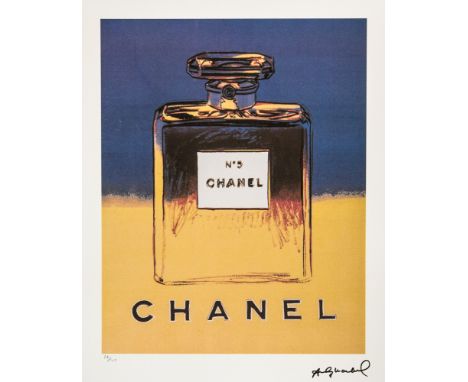 Andy Warhol (after) 'Chanel' offset lithograph in colors on Arches paper, Georges Israel Editeur, sheet size 38,5 x 57 cm, pl