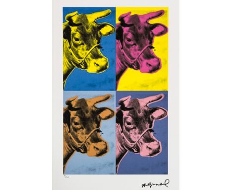 Andy Warhol (after) 'Cow' offset lithograph in colors on Arches paper, Georges Israel Editeur, sheet size 38,5 x 57 cm, plate