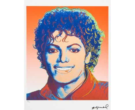 Andy Warhol (after) 'Michael Jackson' offset lithograph in colors on Arches paper, Georges Israel Editeur, sheet size 38,5 x 