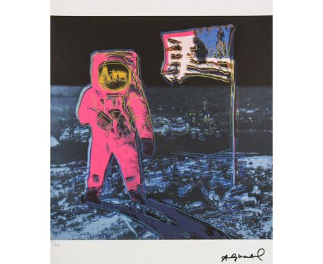 Andy Warhol (after) 'Moonwalk' offset lithograph in colors on Arches paper, Georges Israel Editeur, sheet size 38,5 x 57 cm, 