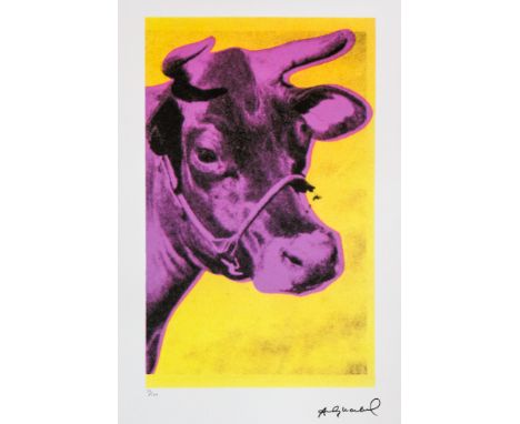 Andy Warhol (after) 'Cow' offset lithograph in colors on Arches paper, Georges Israel Editeur, sheet size 38,5 x 57 cm, plate