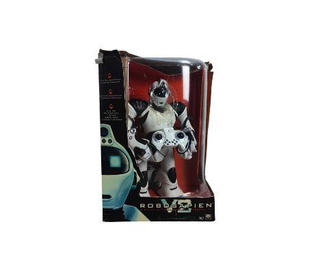 ROBOSAPIEN V2, CIRCA 2005 remote control robot, by Wow Wee, with original boxbox height 63cm 