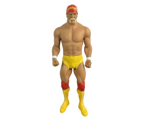 GROUP OF SUPERHERO FIGURES, AND OTHER FIGURES including Spider-Man, Superman, Batman and Hulk Hoganhulk 78cm high