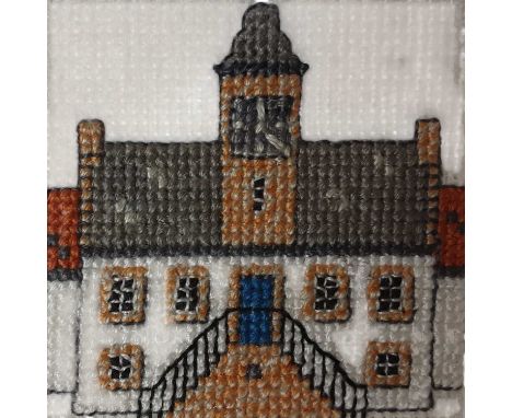 TWO NEEDLEWORK SAMPLERS, AND A MODERN NEEDLEWORK one sampler dated 1835, all framed and under glassthe larger 46cm x 27cmQty: