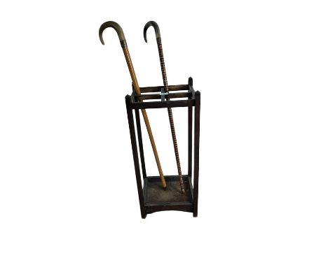 OAK STICK STAND, comprising walking sticksstick stand 70cm high