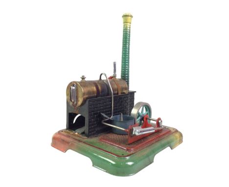 MARKLIN MODEL STEAM ENGINE, AND ANOTHER MODEL ENGINE The Marklin model with original box20cm wide