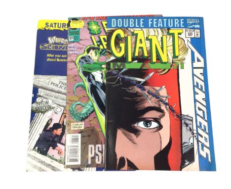 COLLECTION OF COMIC BOOKS, including Marvel, DC and further, with Weapon X, the Spectacular Spider-Man, Giant Man Avengers, G
