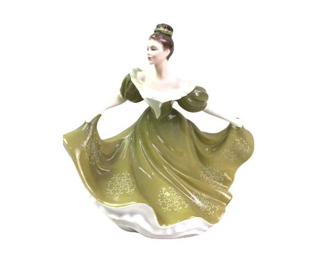 GROUP OF FIGURES, MAINLY ROYAL DOULTON including Monica, HN1467, Lavinia, HN1953 and other Royal Doulton figures, along with 