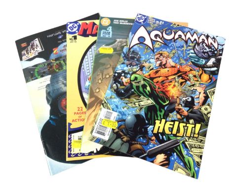 COLLECTION OF COMIC BOOKS, including Marvel, DC and further, with Aquaman, the Uncanny X-Men, X-Force, the Adventures of Supe
