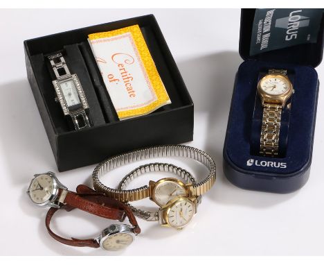 Ladies wristwatches, to include Siro, Technos, Ingersoll, Fortis, quartz wristwatch, Lorus (6)