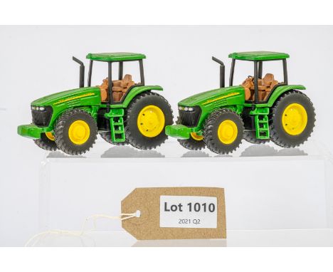 Manufacturer  - ? | Description - 2 Loose John  Deere Tractor Models | Stock Code - ? | Notes - | Scale - 1:50 | Certificate 