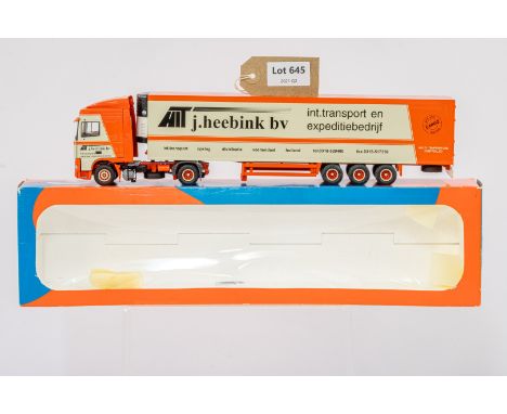 Manufacturer  - Tekno | Description - DAF95XF &amp; Fridge Trailer | Stock Code - N/A | Notes - | Scale - 1:50 | Certificate 