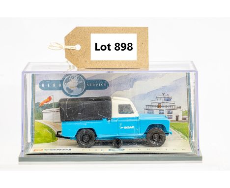 Manufacturer  - Corgi | Description - Boac Blue Land Rover - Aero Service Collection | Stock Code - 07408 | Notes - None| Sca