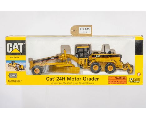 Manufacturer  - Norscott | Description - CAT 24H Motor Grader | Stock Code - 55133 | Notes - | Scale - 1:50 | Certificate - N